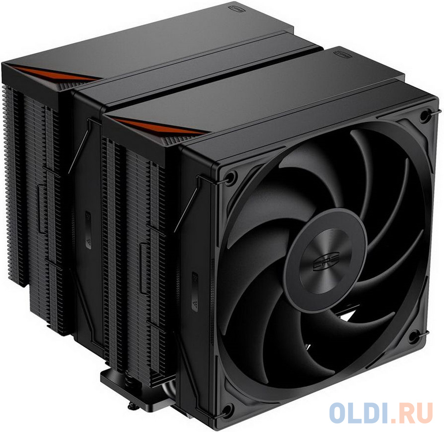 Вентилятор PCCooler RZ620 BK S115X/1200/1700/18XX/AM4/AM5 (8 шт/кор, TDP 265W, 2x120mm PWM FAN, 6 тепловых трубок 6мм, 500-2200RPM, 28-32dBa) в Москвe