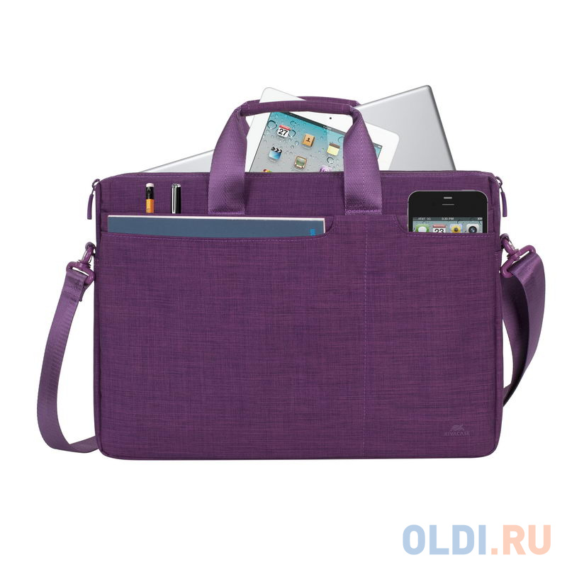 Сумка для ноутбука 15.6" Riva 8335 PURPLE полиэстер пурпурный