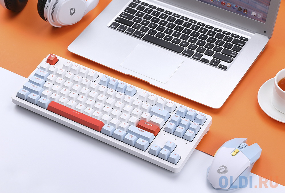 Клавиатура Dareu Dareu A87X Blue-White USB в Москвe