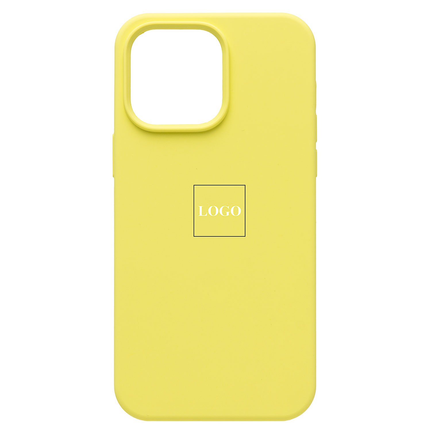 Чехол-накладка ORG Soft Touch для смартфона Apple iPhone 14 Pro Max, лимонный (212216)