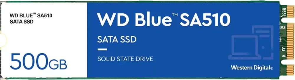 Накопитель SSD WD SA510 500GB Blue (WDS500G3B0B)