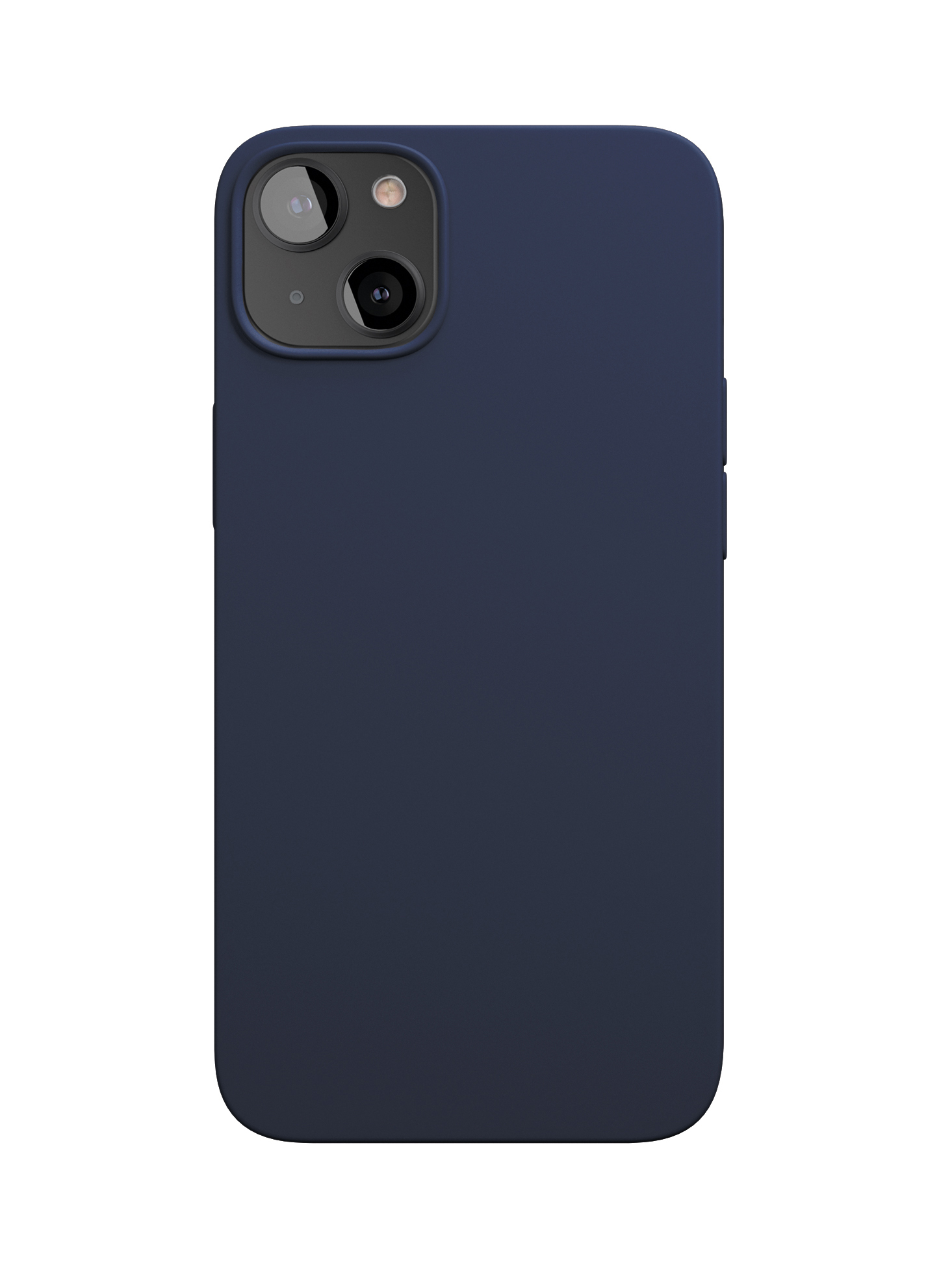 Чехол защитный VLP Silicone case для iPhone 13 mini, темно-синий