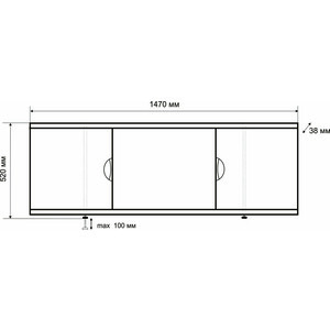 Ванна стальная ВИЗ Reimar 150x70 с экраном Emmy Валенсия и ножками, белая орхидея в Москвe