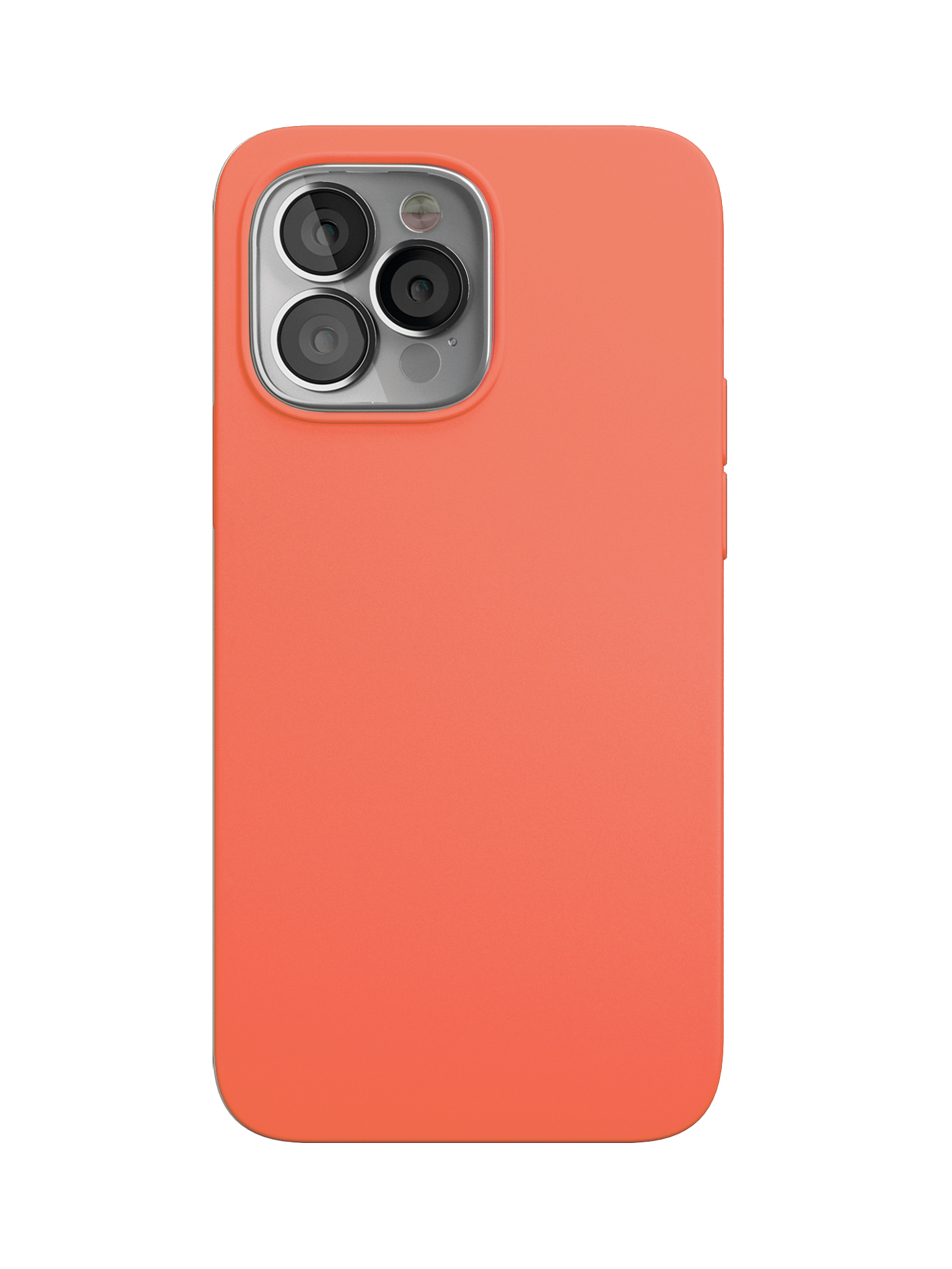 Чехол защитный VLP Silicone case для iPhone 13 ProMax, коралловый
