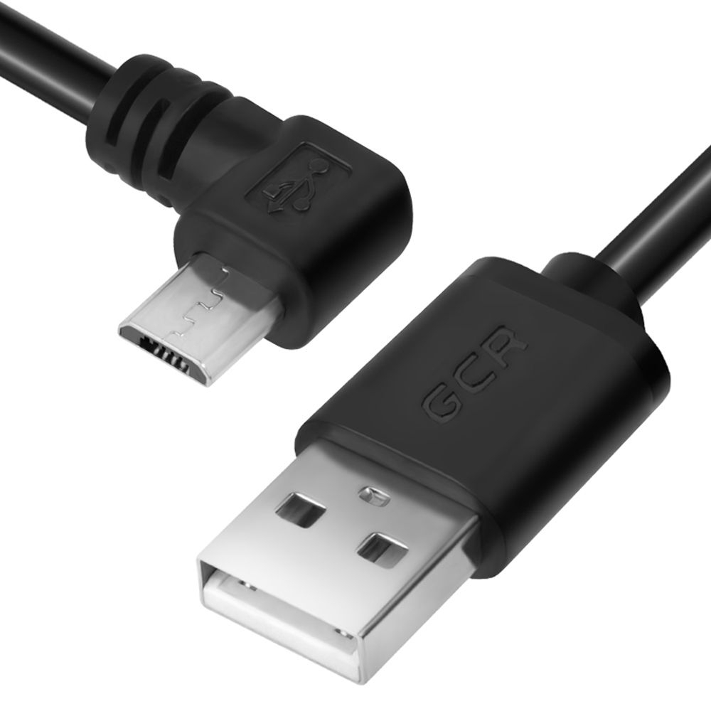 Кабель Greenconnect 0.75m USB 2.0, AM/microB 5pin, черный (GCR-UA8AMCB6-BB2S-0.75m)
