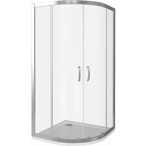 Душевой уголок Good Door Infinity R 90х90 прозрачный, хром (R-90-C-CH)