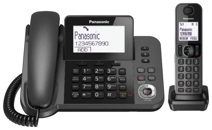 Радиотелефон Panasonic KX-TGF320RUM черный в Москвe