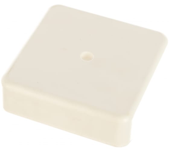 Коробка распаячная квадратная 7.5 см x 7.5 см, глубина 2 см, наружный монтаж, IP40, белый, TDM (SQ1401-0203)