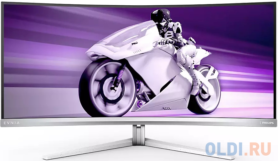 МОНИТОР 34" PHILIPS 34M2C7600MV/00 WHITE (VA, изогнутый, 3440x1440, 165Hz, 2.5 ms, 178°/178°, 900 cd/m, 3000:1, +2xHDMI) в Москвe