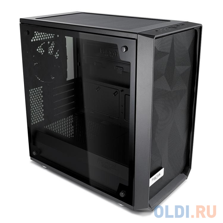 Корпус Fractal Design Meshify Mini C TG черный без БП mATX 5x120mm 4x140mm 2xUSB3.0 audio bott PSU