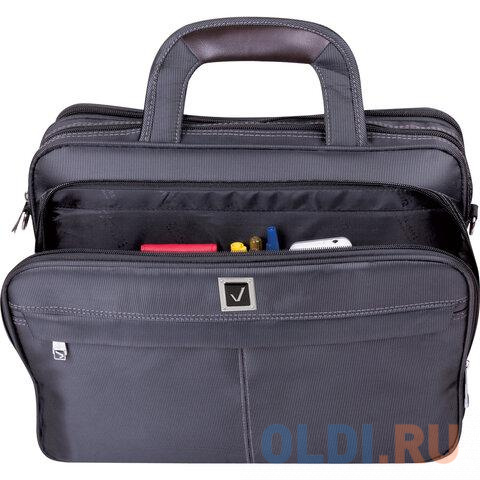 Сумка деловая 15.6" BRAUBERG Control 1 полиэстер серый в Москвe