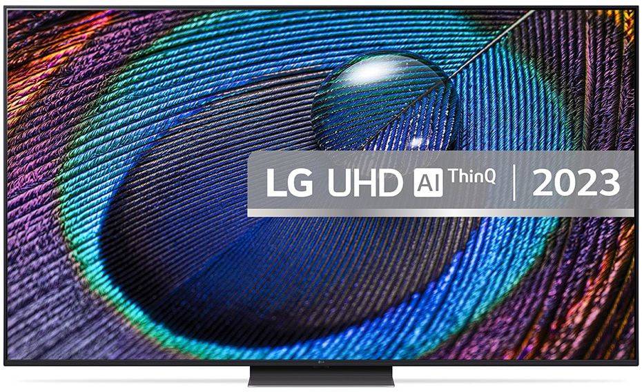 Телевизор LG 75UR91006LA.ARUB, 75", LED, 4K Ultra HD, WebOS, черный