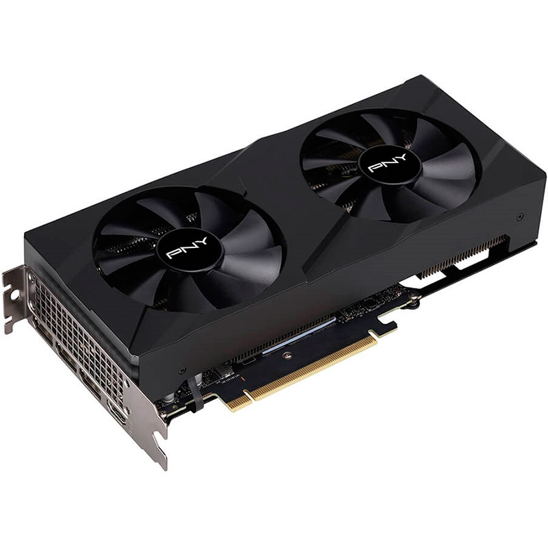 Видеокарта PNY GeForce RTX 3060 Ti 8GB VERTO Dual Fan 1410MHz PCI-E 4.0 14000MHz 256-bit HDMI 3xDP VCG3060T8LDFBPB1