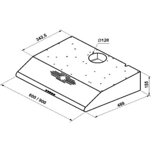 Вытяжка Korting KHT 6334 BR