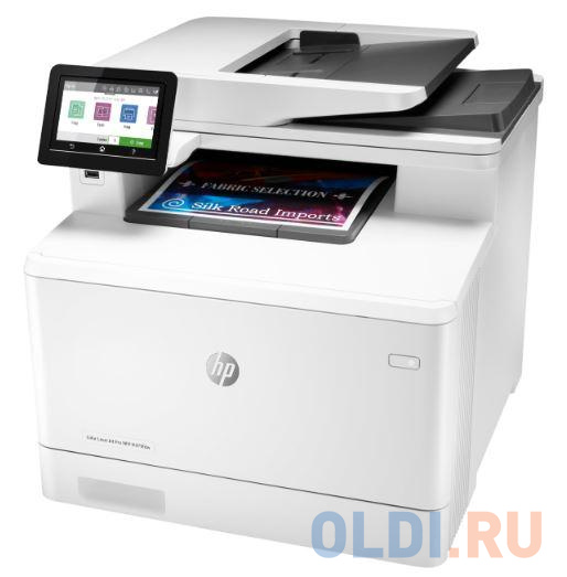 МФУ HP Color LaserJet Pro M479fnw <W1A78A>  принтер/сканер/копир/факс, A4, ADF, 27/27 стр/мин, 512Мб, USB, LAN, WiFi (замена CF377A M477fnw) в Москвe