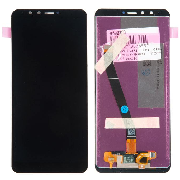 Дисплей, матрица и тачскрин Huawei для Huawei Y9 2018, черный original lcd (693180)