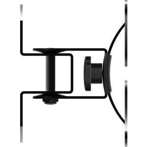 Кронштейн для телевизора Wader WRB 109 (16-32'', VESA 50/100) наклонно-поворотный, до 20 кг,черный
