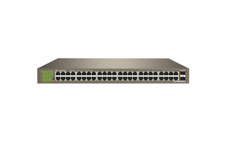 Коммутатор IP-Com G1050F, кол-во портов: 48x1 Гбит/с, кол-во SFP/uplink: SFP 2x1 Гбит/с, установка в стойку (G1050F)