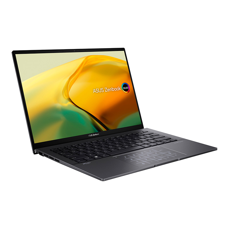 Ноутбук ASUS Zenbook 14 UM3402YA-KM139 Jade Black 90NB0W95-M008F0 (AMD Ryzen 7 5825U 2.0 GHz/16384Mb/1Tb SSD/AMD Radeon Vega 8/Wi-Fi/Bluetooth/Cam/14/2880x1800/DOS)