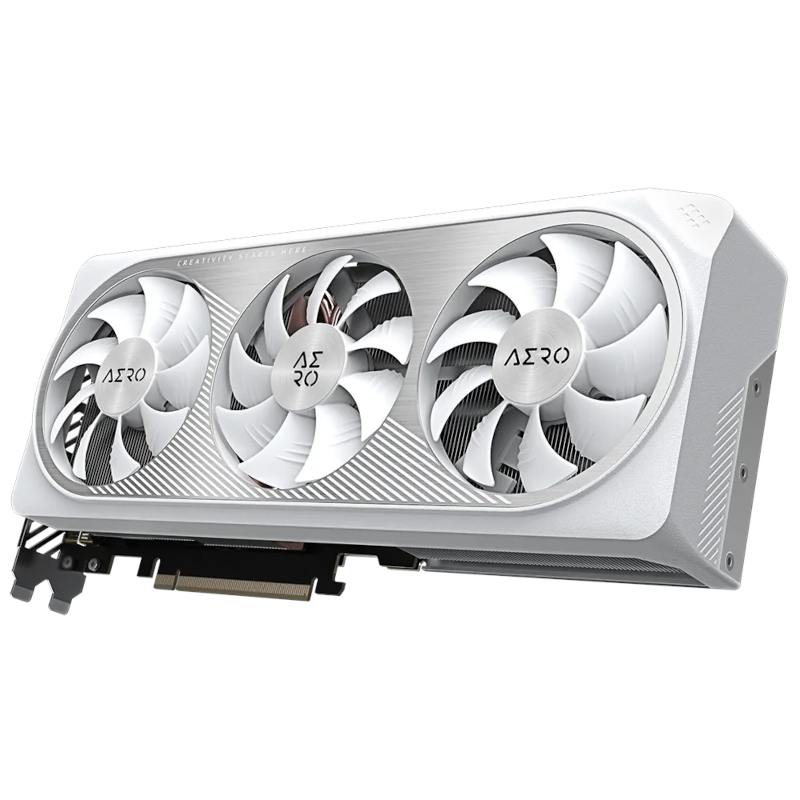 Видеокарта GigaByte nVidia GeForce RTX 4070 Super Aero OC 12G 2565Mhz PCI-E 4.0 12288Mb 21000Mhz 192 bit HDMI 3xDP GV-N407SAERO OC-12GD