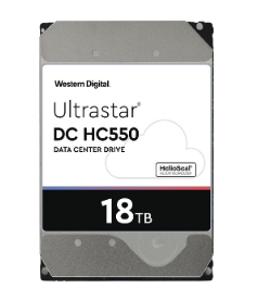 Жесткий диск (HDD) Western Digital 18Tb Ultrastar DC HC550, 3.5", 7.2K, 512Mb, 4Kn/512e, SAS 12Gb/s (WUH721818AL5204/0F38353)
