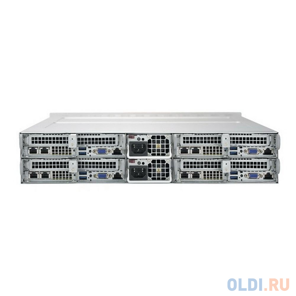 Серверная платформа SuperMicro 2U, 2xLGA3647, 16xDDR4, 3x3.5", SATA, SIOM, IPMI, 2x2200W SYS-6029TP-HTR в Москвe