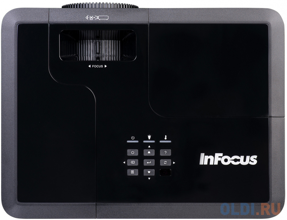 Проектор INFOCUS IN136 DLP, 4000 ANSI Lm, WXGA (1280x800), 28500:1, 1.54-1.72:1, 3.5mm in, Composite video, VGAin, HDMI 1.4aх3 (поддержка 3D), USB-A ( в Москвe