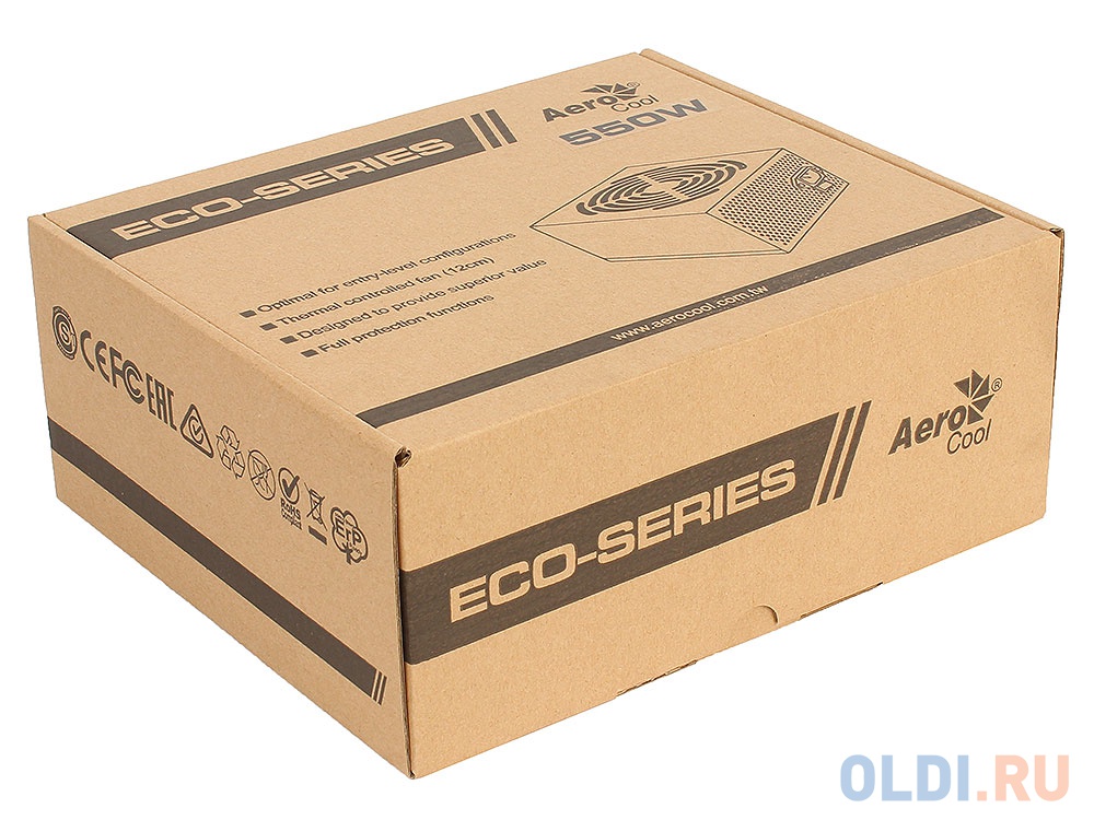 Блок питания Aerocool ECO-550W 550 Вт