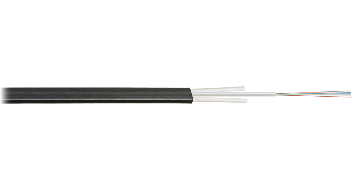 Кабель оптический NIKOLAN одномодовый, 9/125мкм, G.652.D & G.657.A1, 4 волокна, 1км, черный, для отгрузки требуется барабан, приобретается отдельно (NKL-F-004A1D-01B-BK)