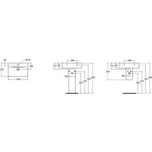 Раковина Ideal Standard Connect Cube 55х37 (E788601)