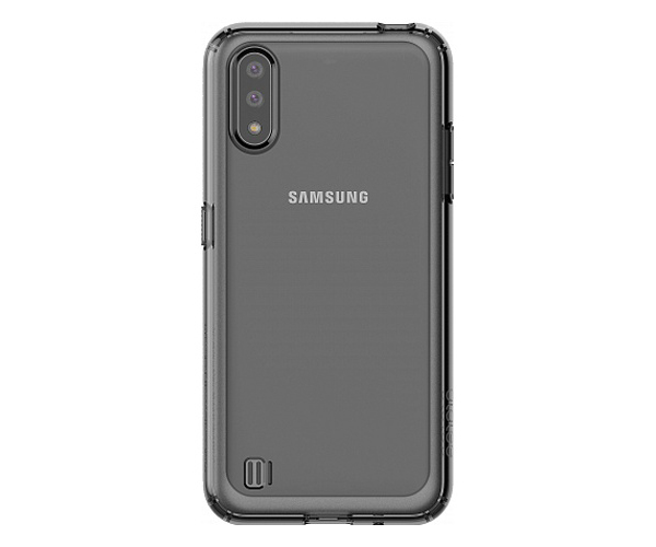 Чехол (клип-кейс) Samsung Galaxy M01 araree M cover черный (GP-FPM015KDABR)