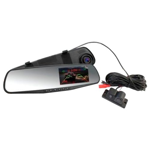 Видеорегистратор зеркало заднего вида Sho-Me SFHD-600, 2 камеры, 2 камеры, 1920x1080 30 к/с, 120°, G-сенсор, microSD (microSDHC)