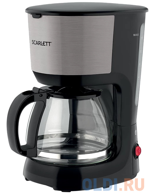 Кофеварка капельная Scarlett SC-CM33011 750Вт черный/стальной