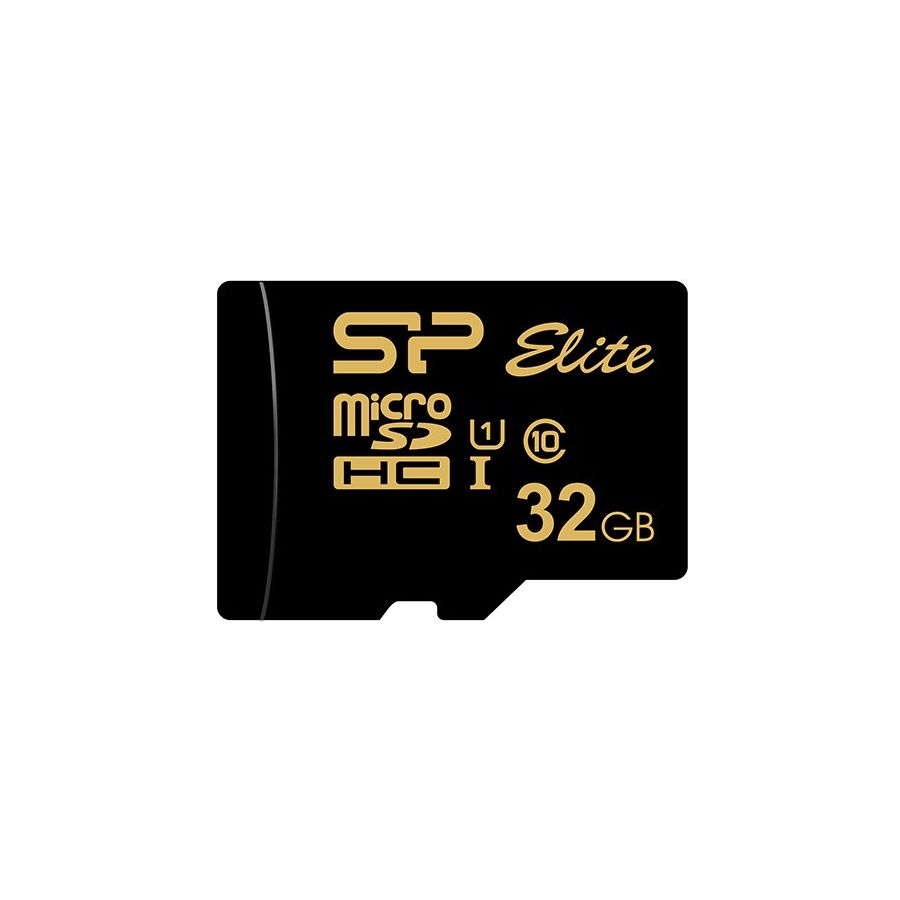 Карта памяти microSD 32GB Silicon Power Elite Gold microSDHC Class 10 UHS-I U1 85Mb/s (SD адаптер) в Москвe