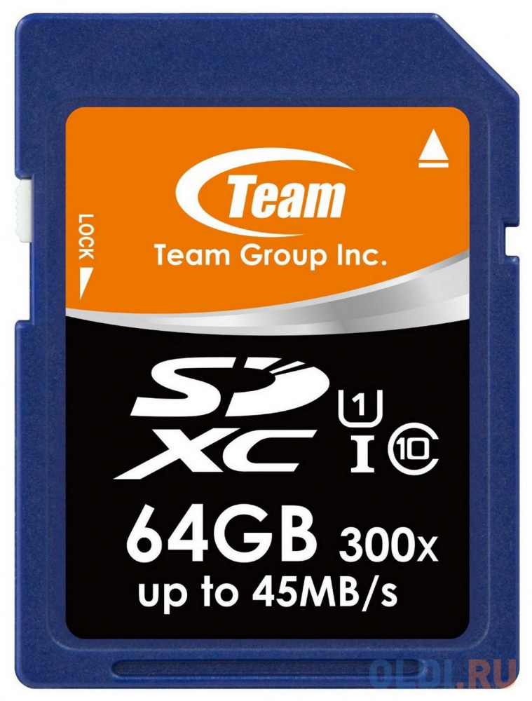 Карта памяти SDXC 64GB class 10 Team TSDXC64GUHS01 в Москвe