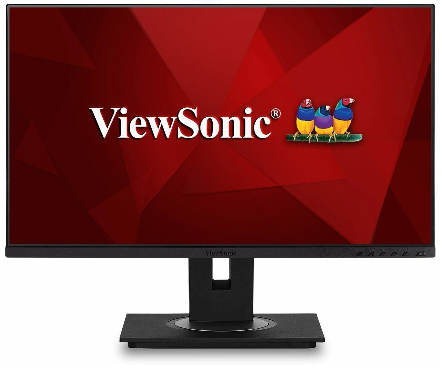 Монитор ViewSonic 23.8" VG2455 черный (VG2455 + E/P)