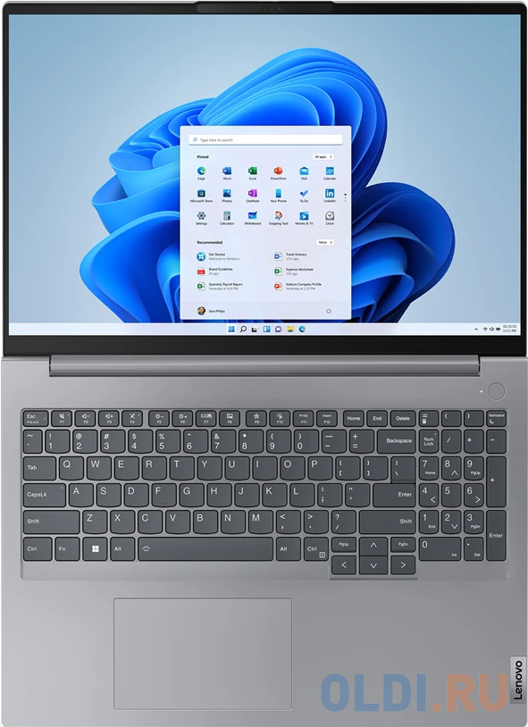 Ноутбук Lenovo ThinkBook 16 G6 ABP Ryzen 5 7430U/16Gb/SSD512Gb/16.0&quot;/IPS/WUXGA/NoOS/grey  (21KK007RRU)