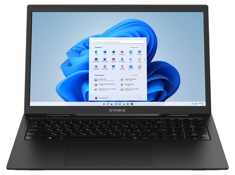 Ноутбук IRBIS 17.3" IPS 1920x1080, AMD Ryzen 5 3500U 2.1 ГГц, 16Gb RAM, 512Gb SSD, W11Pro, черный (17NBC2001)