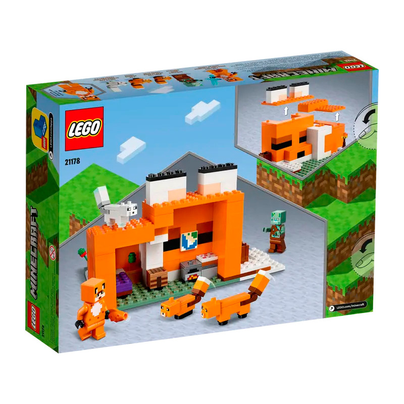 Конструктор Lego Minecraft The Fox Lodge 193 дет. 21178 в Москвe