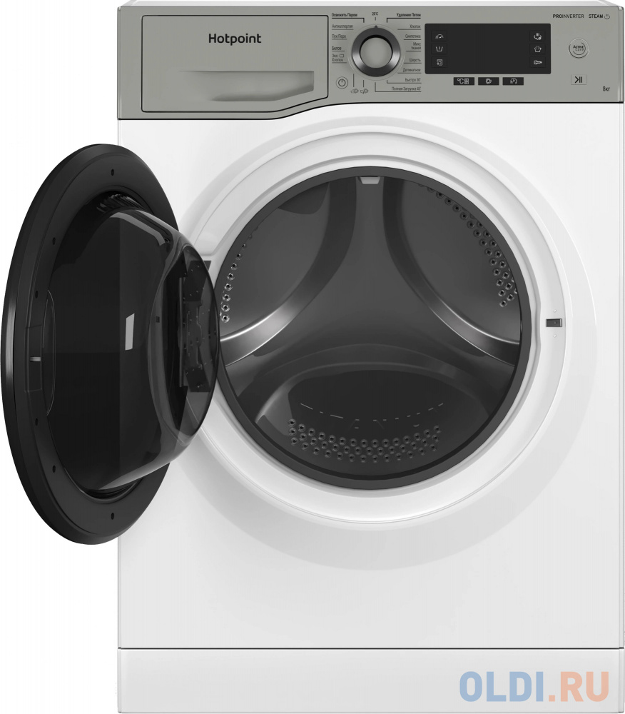 Стиральная машина Hotpoint NSD 8249 UD AVE RU класс: A загр.фронтальная макс.:8кг белый в Москвe