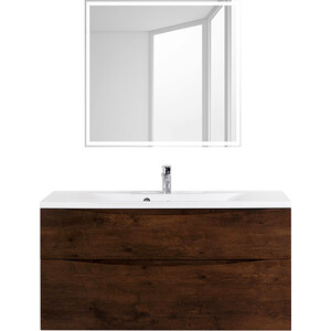 Тумба с раковиной BelBagno Marino-H60 120 rovere moro (MARINO-H60-1200-2C-SO-RW-P, BB1200/450-LV-MR-PR)