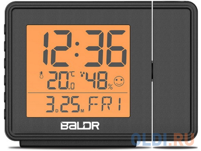 BALDR B0367STHR часы проекционные, черный в Москвe