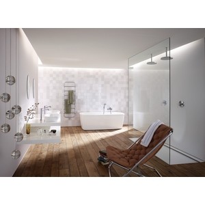 Верхний душ с кронштейном Hansgrohe Raindance Classic 240 хром/золото (27405090)