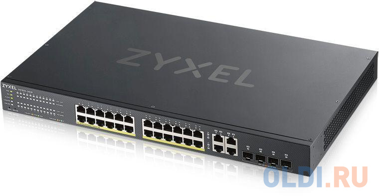 Коммутатор Zyxel NebulaFlex GS192024HPV2-EU0101F 24G 24PoE+ 375W управляемый