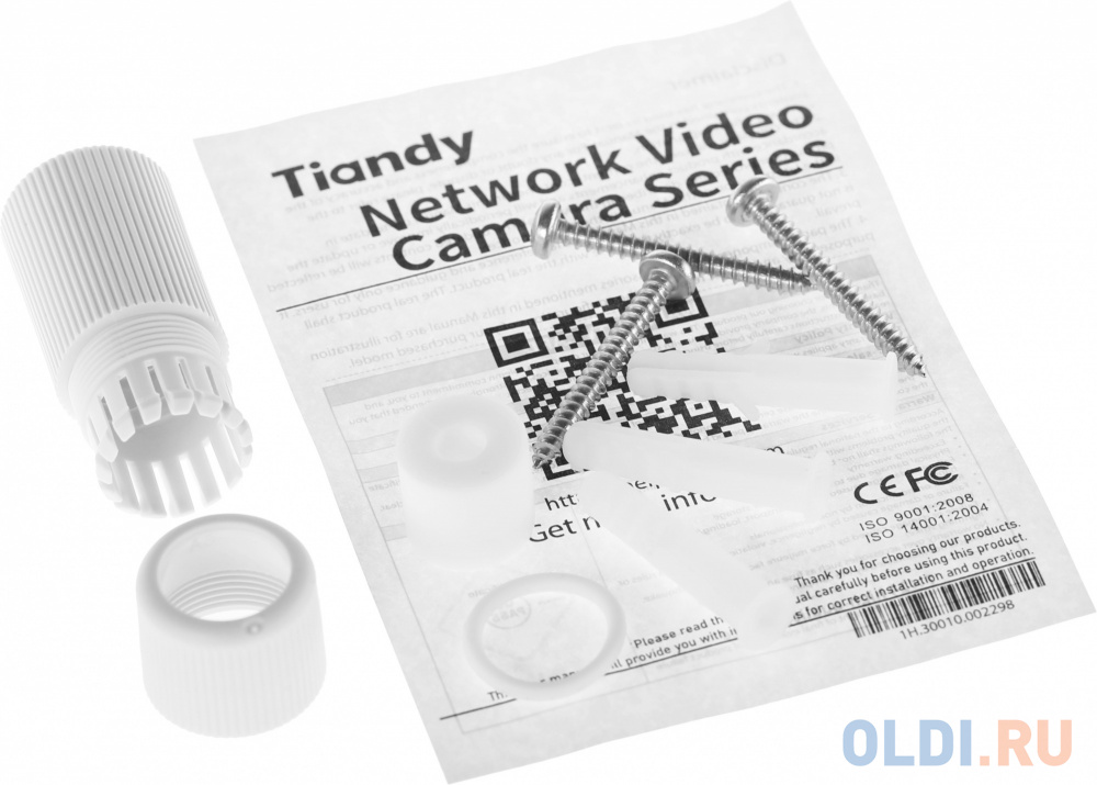 Камера видеонаблюдения IP Tiandy AK TC-C321N I3/E/Y/4mm 4-4мм цв. корп.:белый