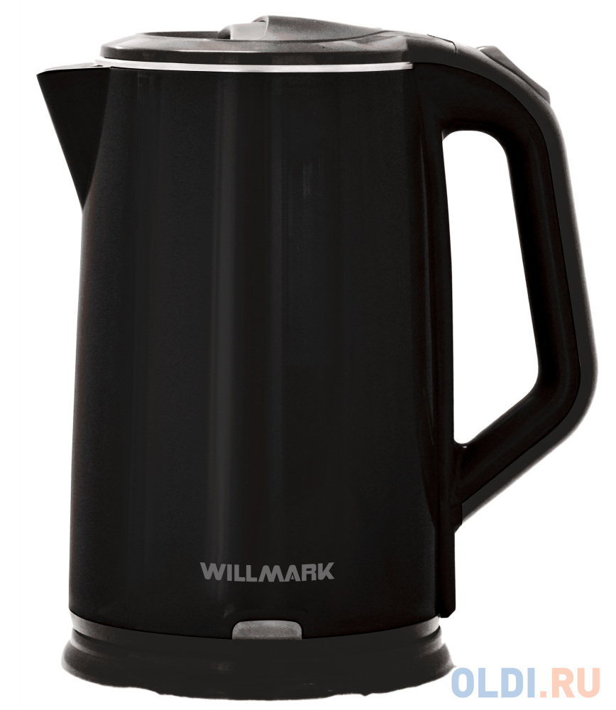 Чайник электрический Willmark WEK-2012PS 2000 Вт чёрный 2 л металл/пластик