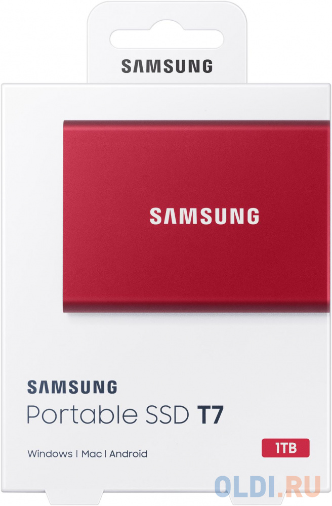 Накопитель SSD Samsung USB Type-C 1Tb MU-PC1T0R/WW T7 1.8"