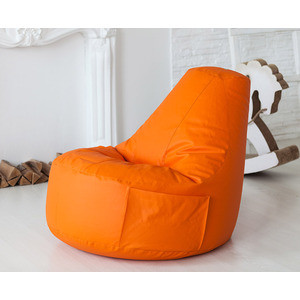 Кресло-мешок DreamBag Comfort orange (экокожа)