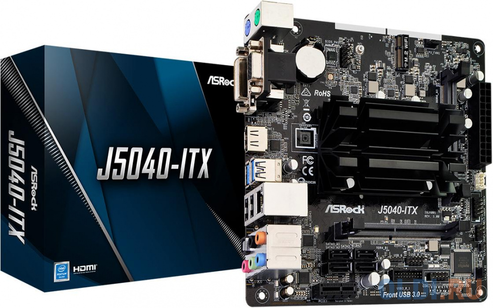 Материнская плата PENTIUM J5040 MITX J5040-ITX ASROCK