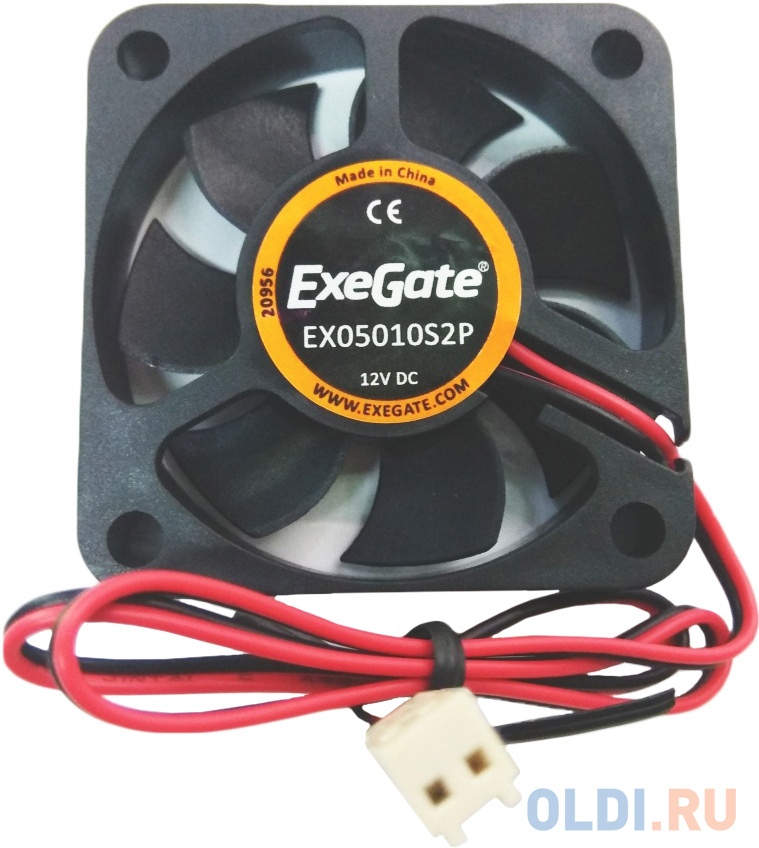 Exegate EX283365RUS Вентилятор ExeGate EX05010S2P, 50x50x10 мм, подшипник скольжения, 2pin, 4500RPM, 24dBA